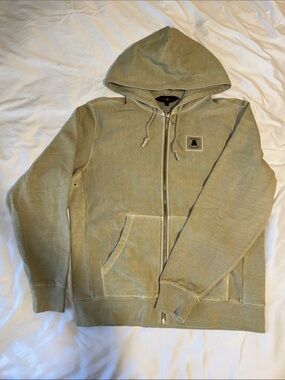Teddy Fresh Tan Zip-Up Jacket size small